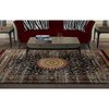 Deerlux Traditional Persian Style Living Room Area Rug with Nonslip Backing, Classic Red, 4 x 6 Ft QI003759.S